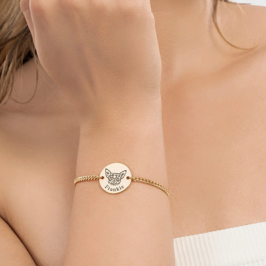 Персонализирана гривна с лице на домашен любимец